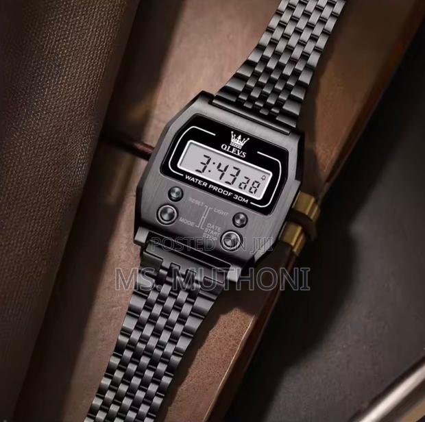 Quartz Retro Inspired Olevs Digital Unisex Watch