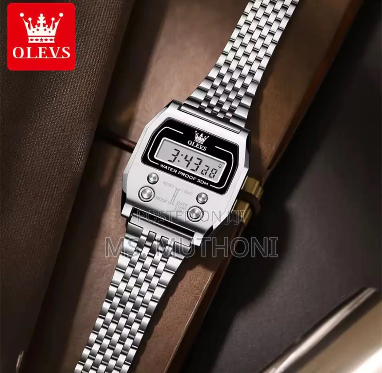Quartz Retro Inspired Olevs Digital Unisex Watch