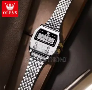 Quartz Retro Inspired Olevs Digital Unisex Watch