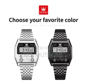 Quartz Retro Inspired Olevs Digital Unisex Watch