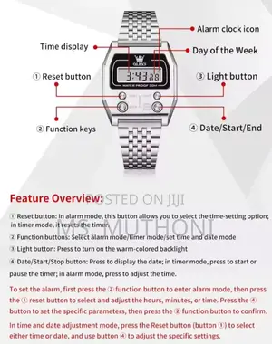 Quartz Retro Inspired Olevs Digital Unisex Watch