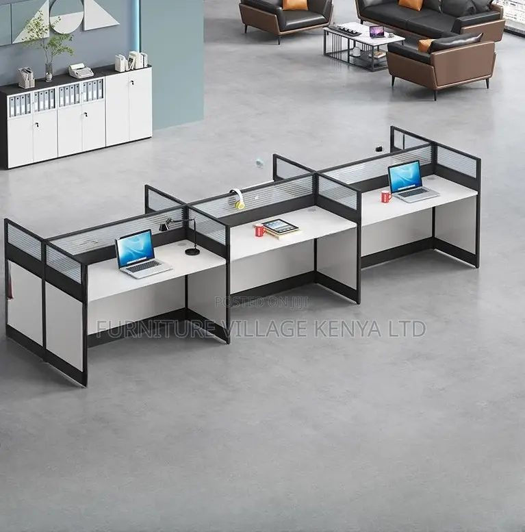 Eco-friendly Six Person Office Workstation