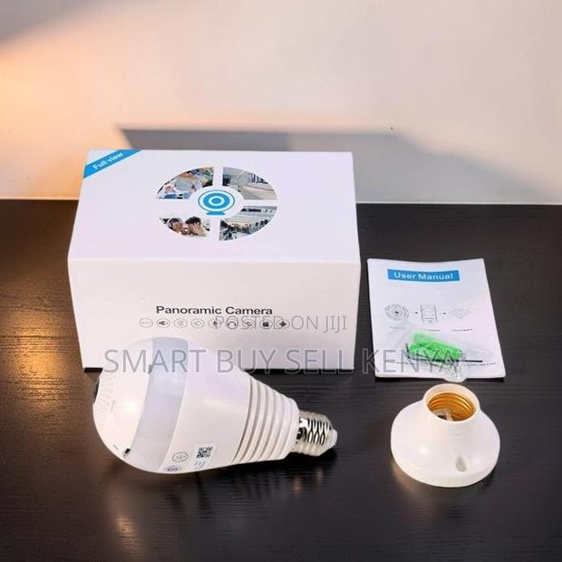 Smart Home Security 360° Panoramic 1080p Full Hd Wifi Bulb Camera