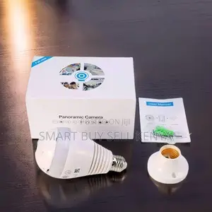 Intelligent 360° Panoramic 1080p Full Hd Wifi Bulb Security Camera