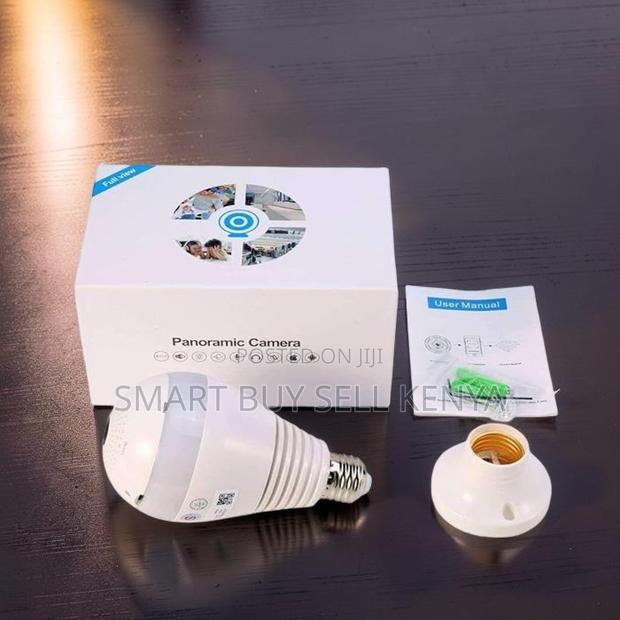 Intelligent 360° Panoramic 1080p Full Hd Wifi Bulb Security Camera