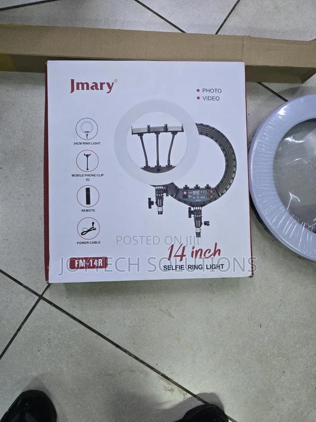 Brand New Jmary Fm-14r 14-Inch Led Ring Light Kit