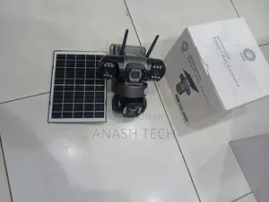 Vts28 Solar Powered Triple Lens Surveillance Camera With Pir Detection