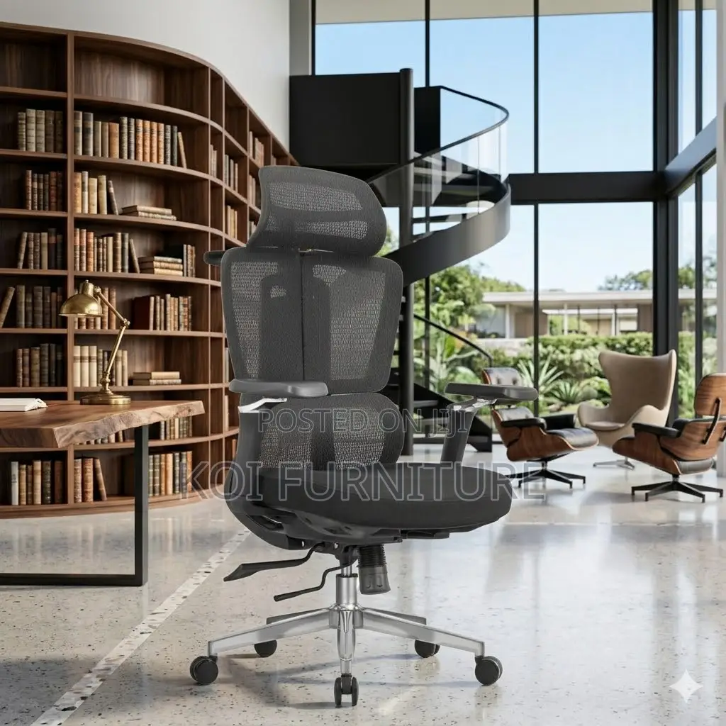 Office Chairs; Adjustable Orthopedic Office Mesh Chairs