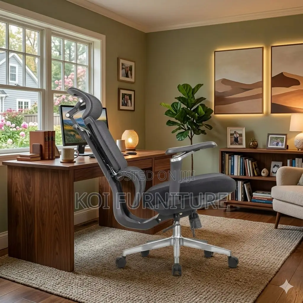 Office Chairs; Adjustable Orthopedic Office Mesh Chairs