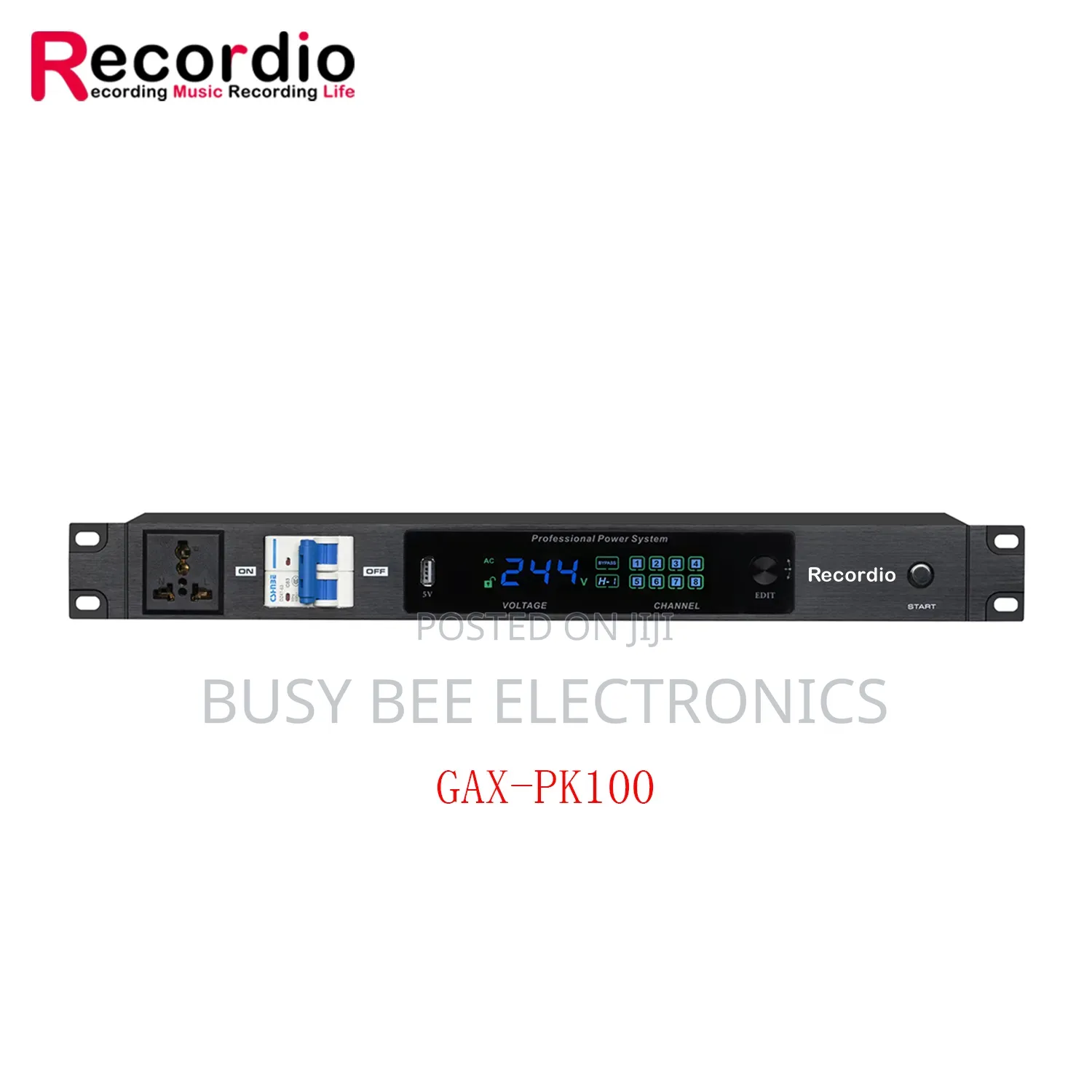 Professional Intelligent 8 Channel Power Sequencer With Rs232