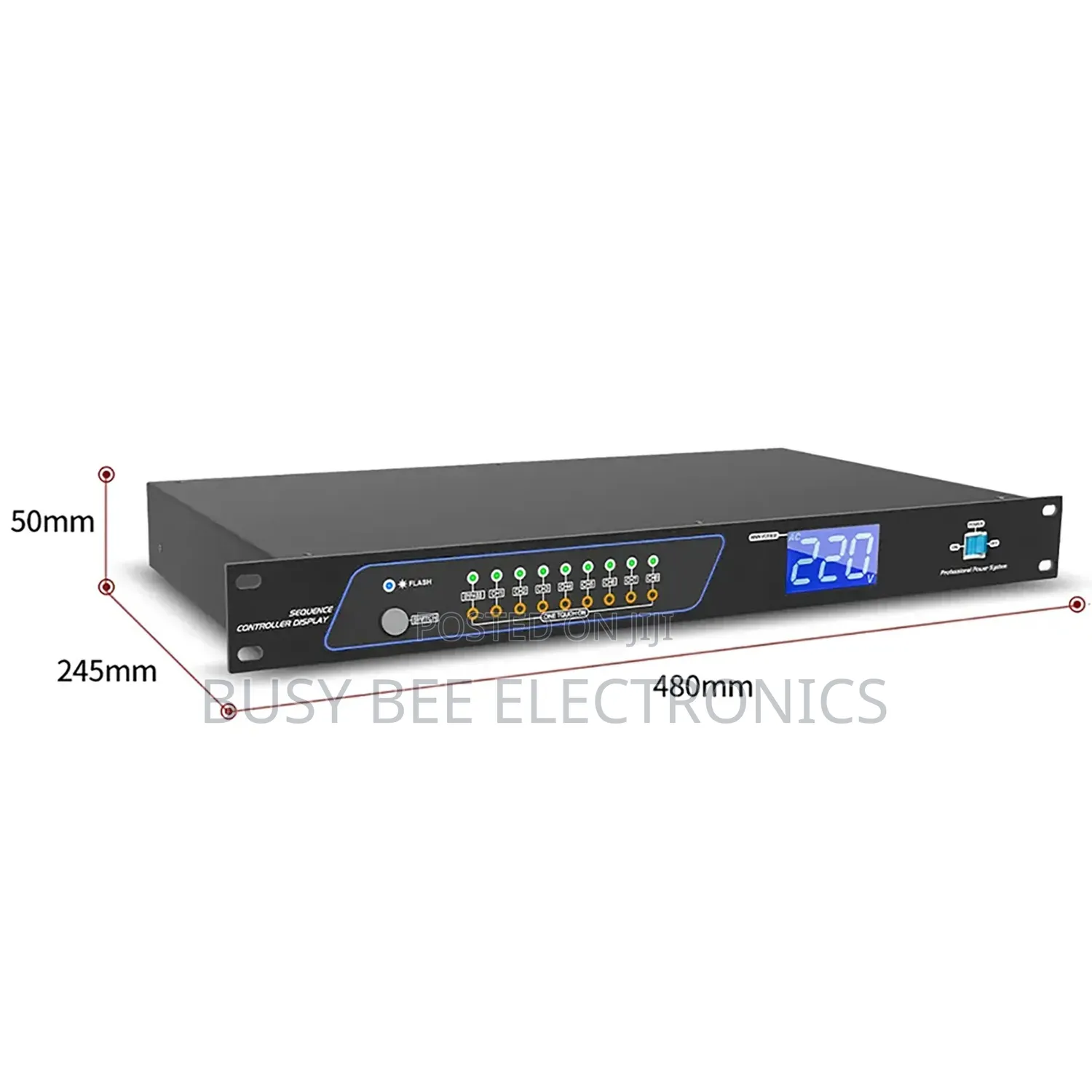 Professional Intelligent 8 Channel Power Sequencer With Rs232