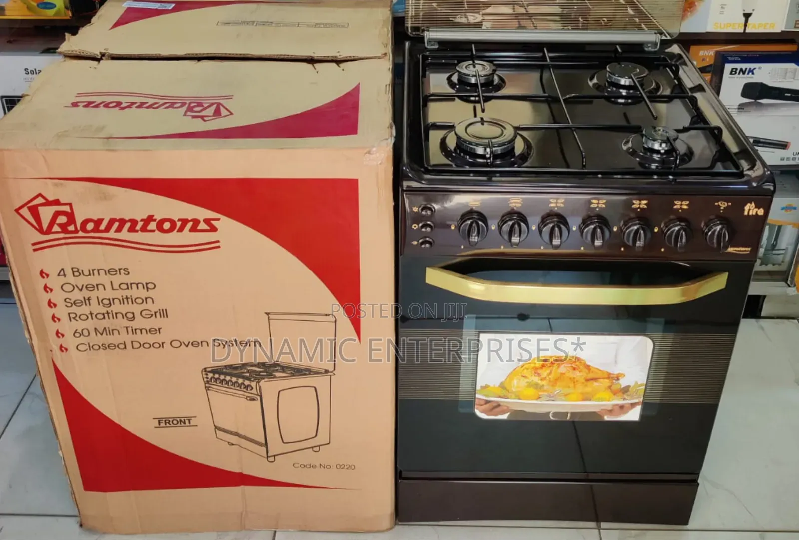 *Ramtons Cooker 4gas 50cmx50cm