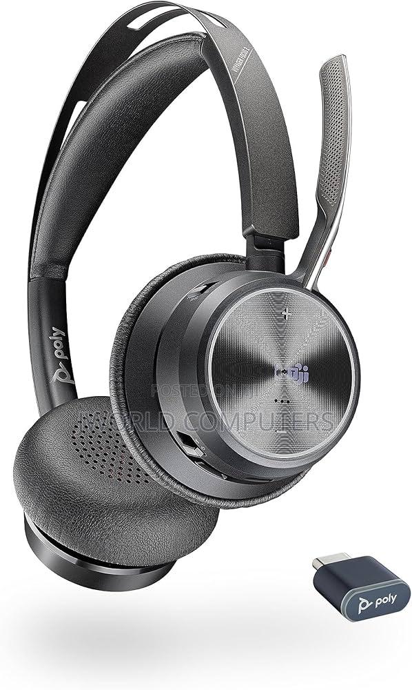 Voyager Focus 2 Wired/ Wireless Bluetooth Stereo Headset - thumbnail 4