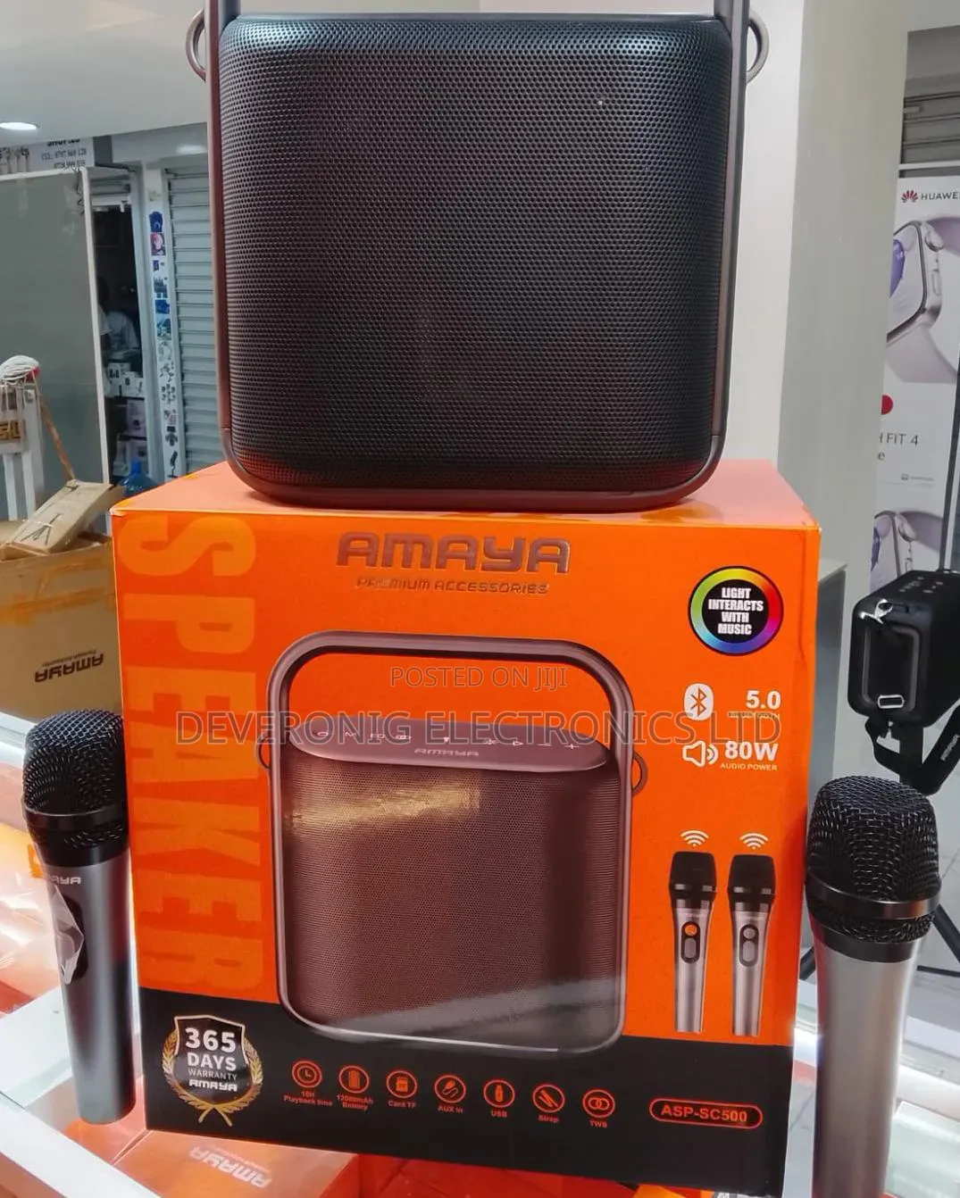 Asp-Sc500 80w Audio Power 5.0 Bluetooth 
12000mah