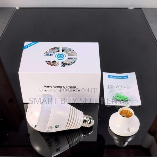 Wireless Connectivity 360° Panoramic 1080p Full Hd Wifi Bulb Camera