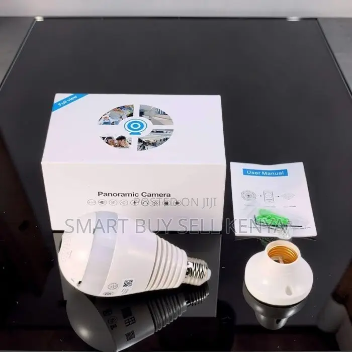 Wireless Connectivity 360° Panoramic 1080p Full Hd Wifi Bulb Camera