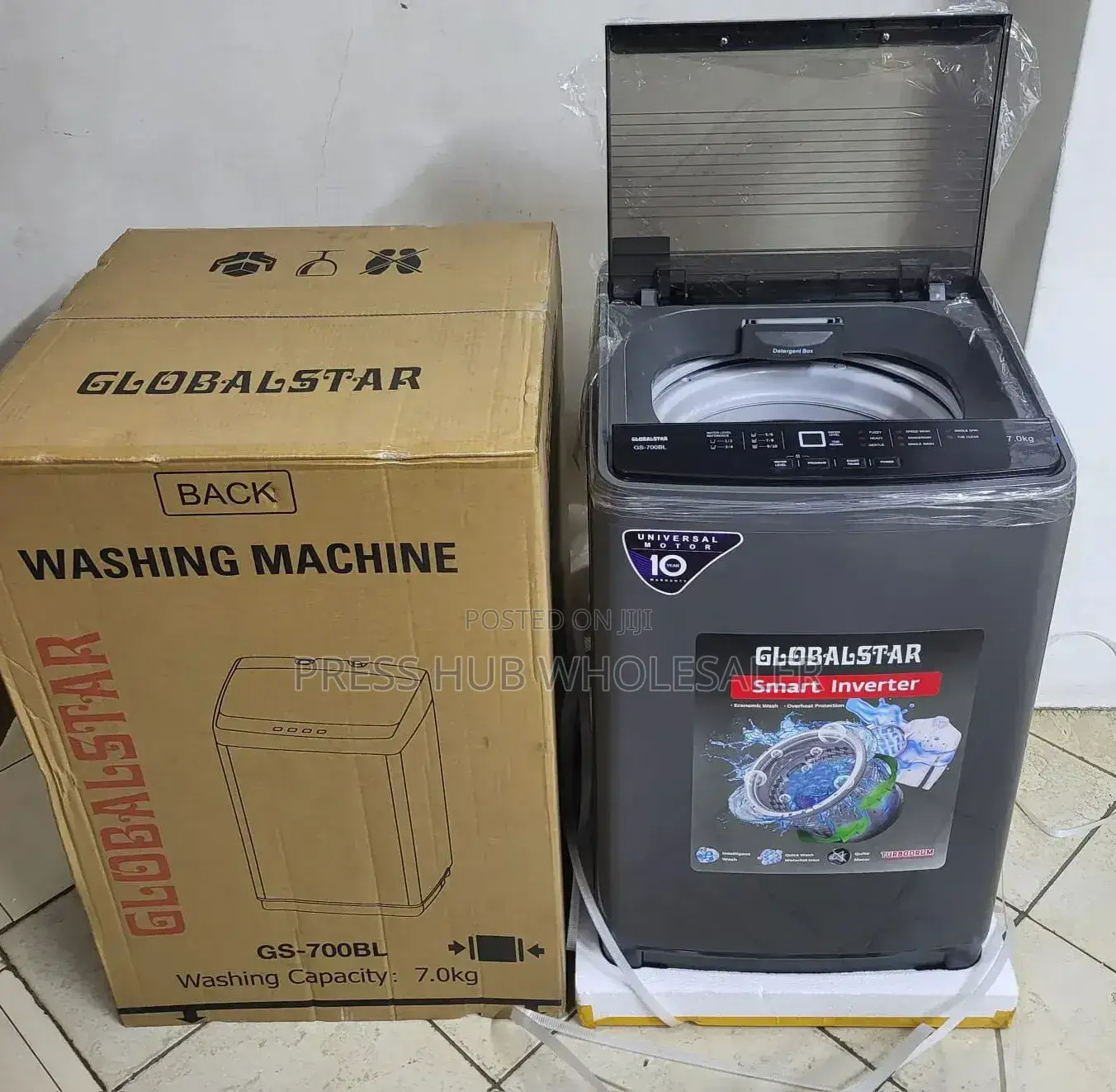 Globalstar 7kg Top Load Fully Automatic Washing Machine