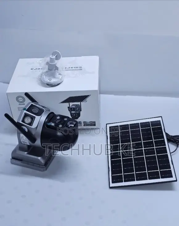 Outdoor 4g Solar CCTV Camera With Dual Lens Night Vision