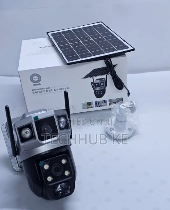 Wireless 4g Dual Lens Solar Camera With Remote Phone Access