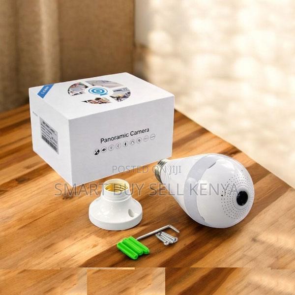 1080p Full Hd Video Resolution 360° Panoramic 1080p Wifi Bulb Camera