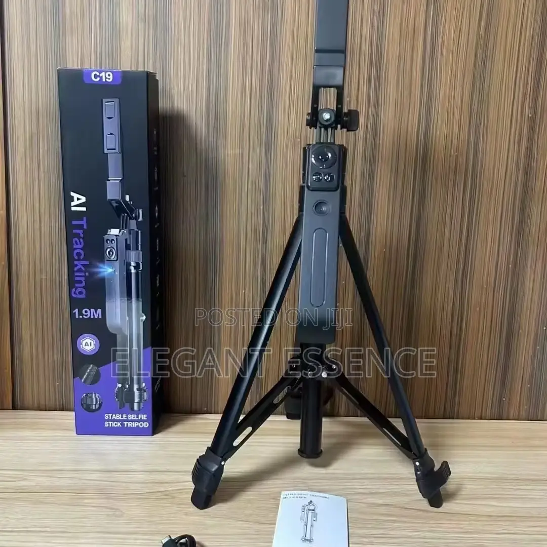 Ai Tracking Selfie Stick and Tripod With Lights—1.8m