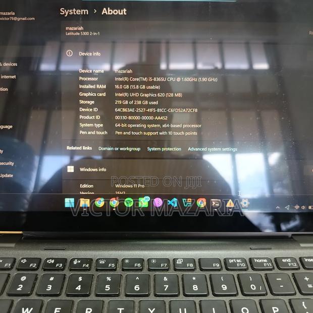 Laptop Dell Latitude 5300 16GB Intel Core i5 SSD 256GB - thumbnail 3