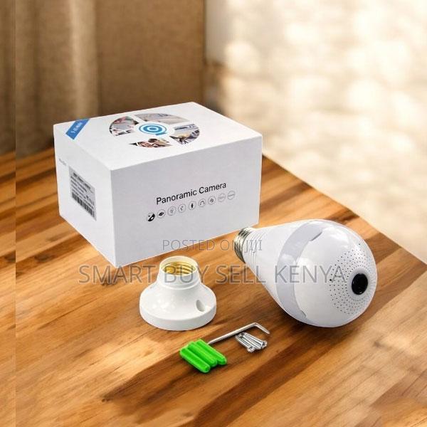 Remote Viewing Smart 360° Panoramic 1080p Full Hd Wifi Bulb Camera