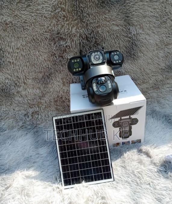 Smart 4g Solar Camera With Triple Lens Motion Detection