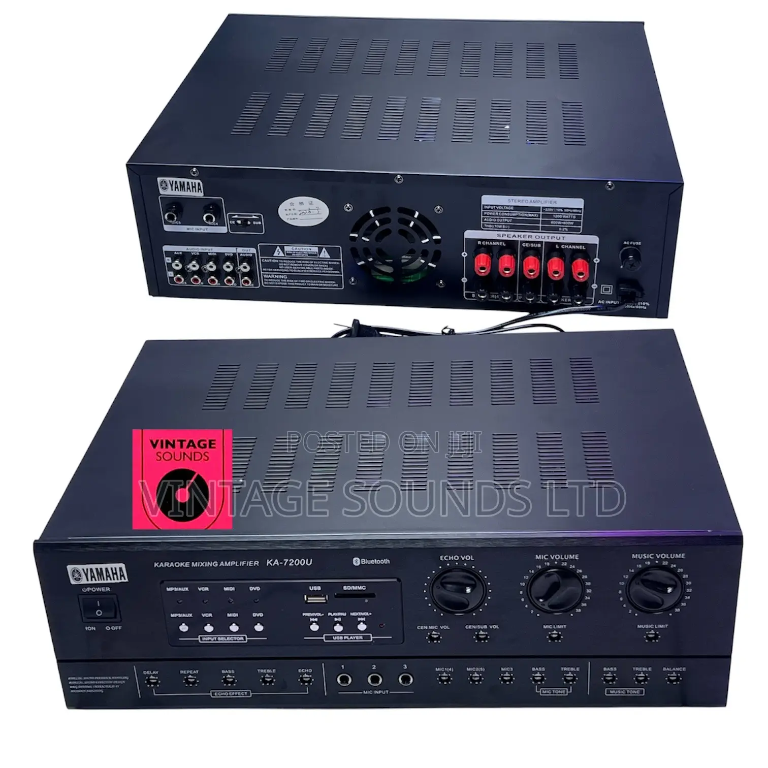 Yamaha Ka7200: 1200w Karaoke Amplifier