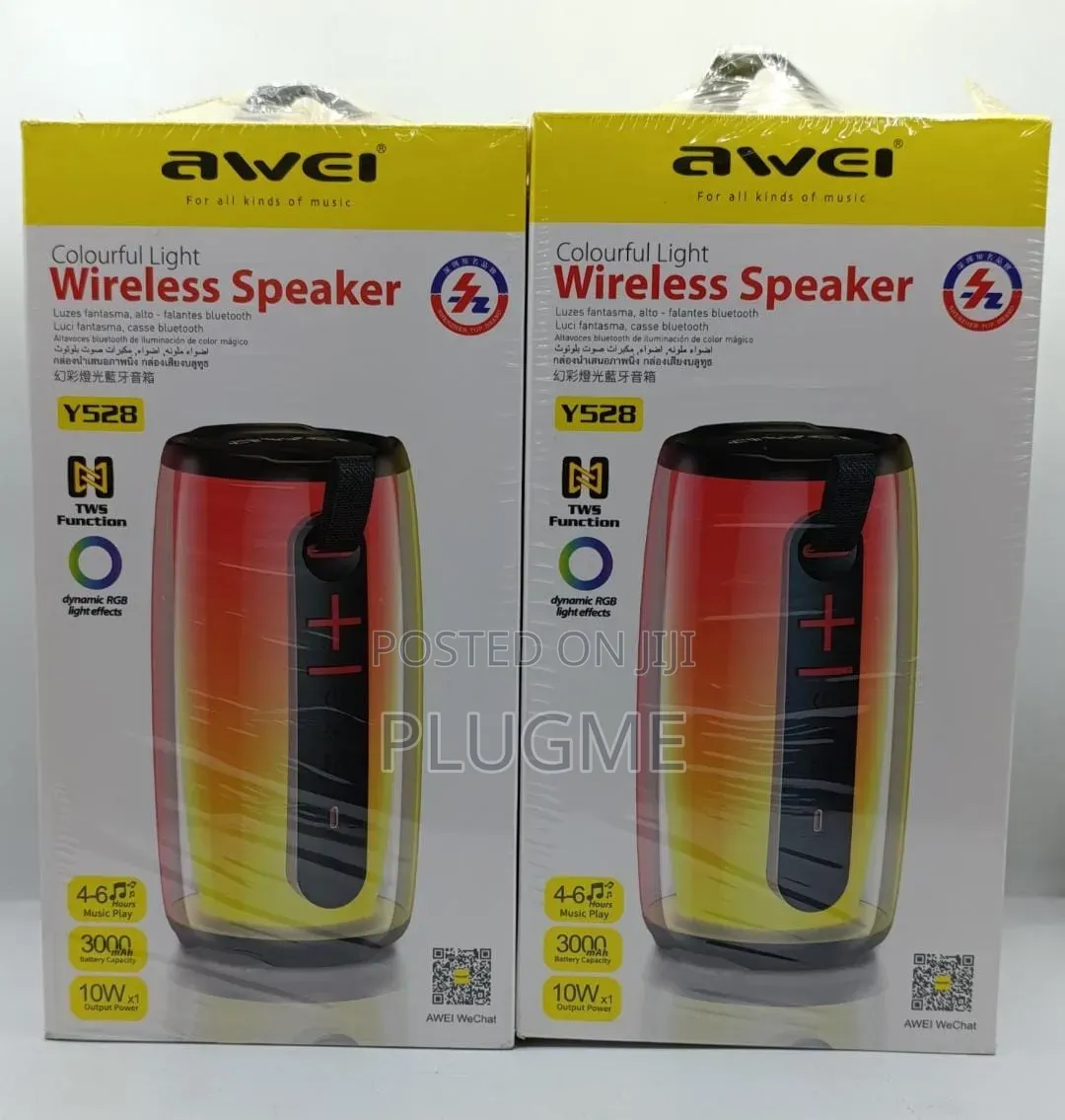 Awei Speaker(Y528)
 Colourful Light Wireless Speaker