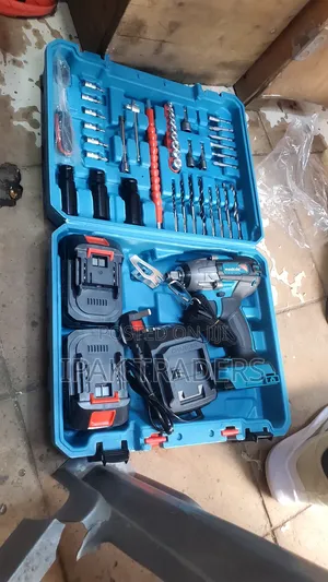 Meakida Cordless Impact Wrench Electric Drill Toolset