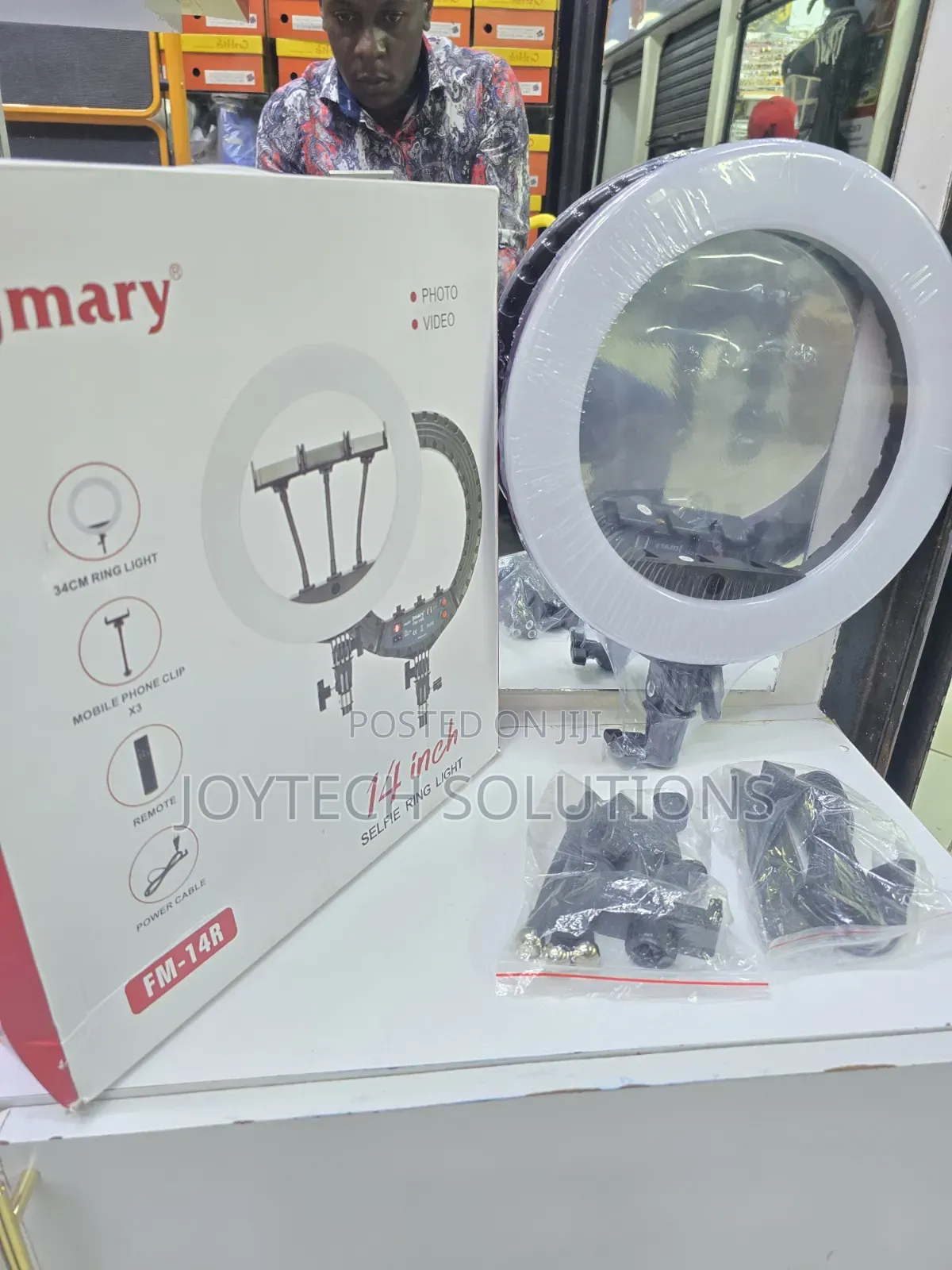 Jmary 14" Pro Ring Light Set (Fm-14lr) Includes Tripod Stand