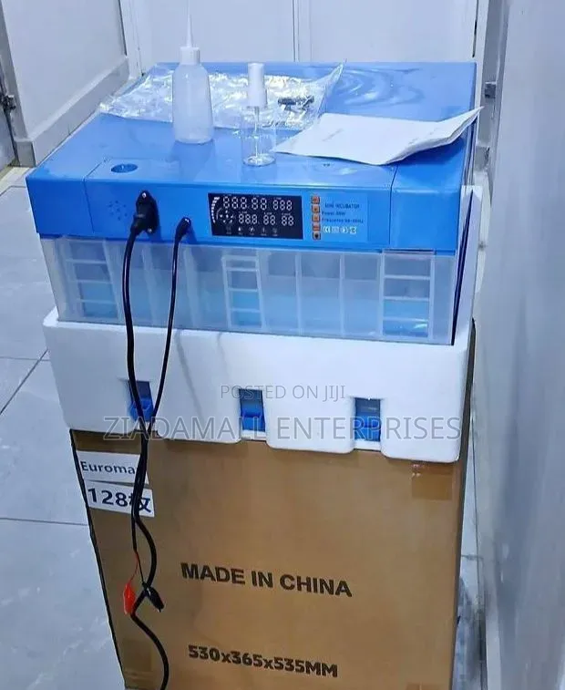 Automatic 128-Egg Incubator – Large Capacity for Poultry Farmers Ac Dc