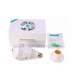 Day/Night Mode Smart 360° Panoramic 1080p Full Hd Wifi Bulb Camera