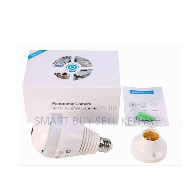 Day/Night Mode Smart 360° Panoramic 1080p Full Hd Wifi Bulb Camera