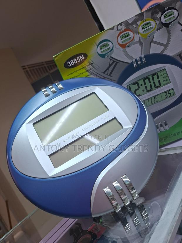 Kadio 3885n LCD Digital Wall Clock With Large Screen