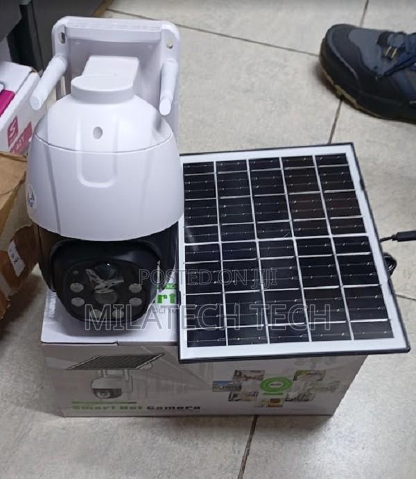 4g Single Lens V380 Solar Powered PTZ White