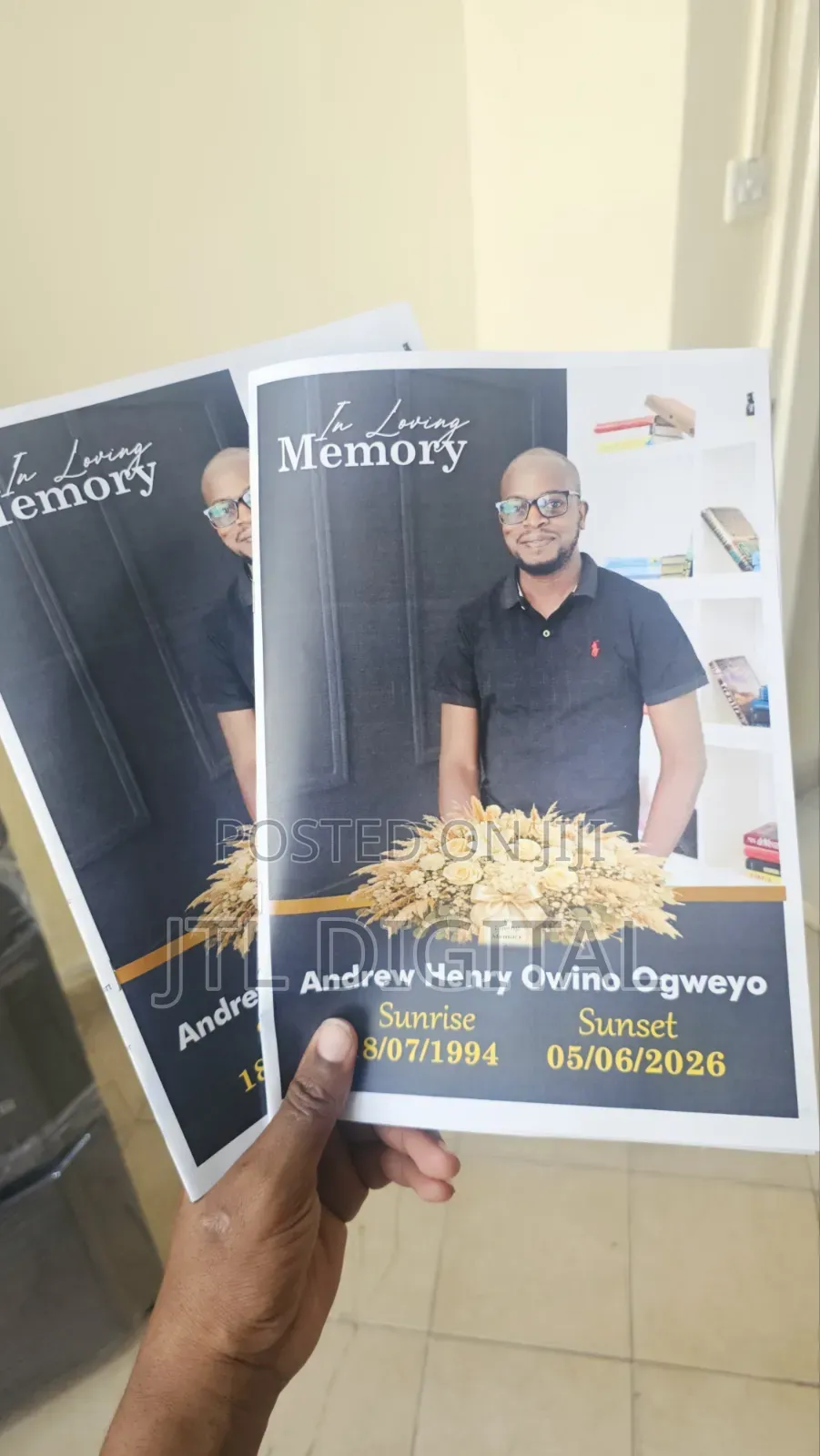 Clean Eulogies Printing Service