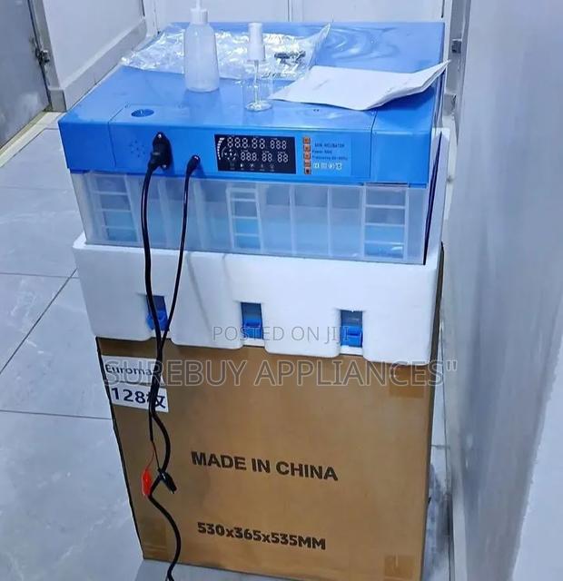 128 Capacity Ac/Dc Poultry Egg Incubator Machine