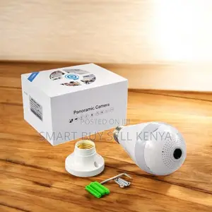 Remote Access Anywhere 360° Panoramic 1080p Full Hd Wifi Bulb Camera