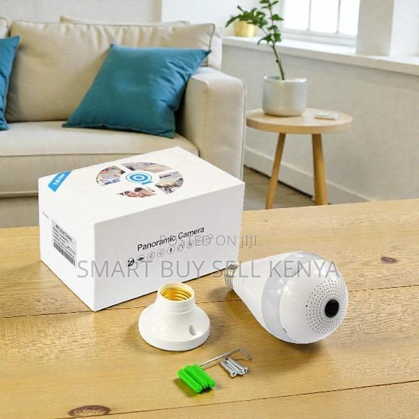 Wide Coverage Area Smart 360° Panoramic 1080p Full Hd Wifi Bulb Camera - main view