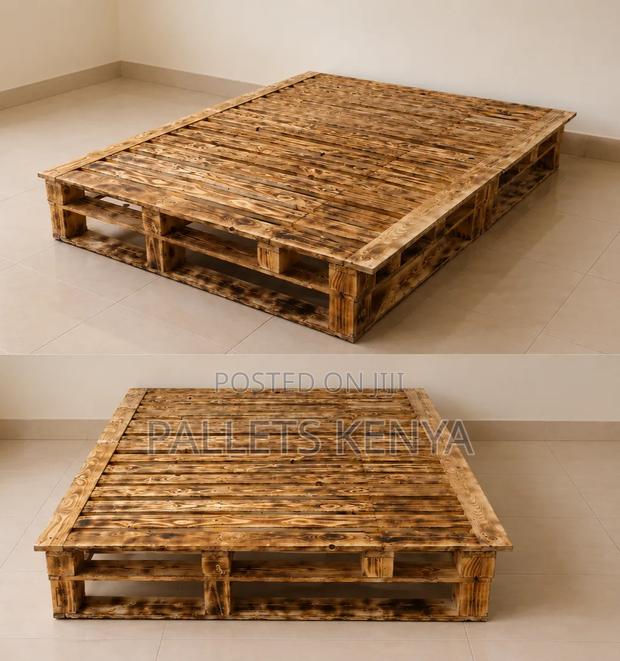 Strong 5×6 Pallet Bed Frame – Ready for Use, Limited Stock