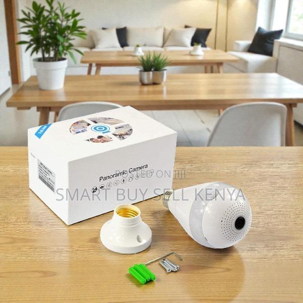Smart Home Ready 360° Panoramic 1080p Full Hd Wifi Bulb Indoor Camera