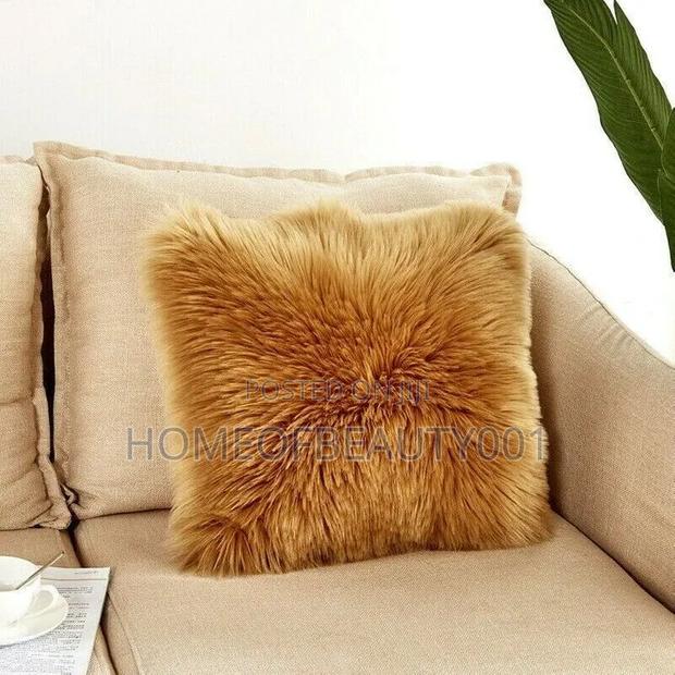 Classy Decorative Fluffy Pillow Case