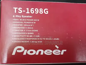 Pioneer Ts-1698g 4-Way Car Speaker 650w.