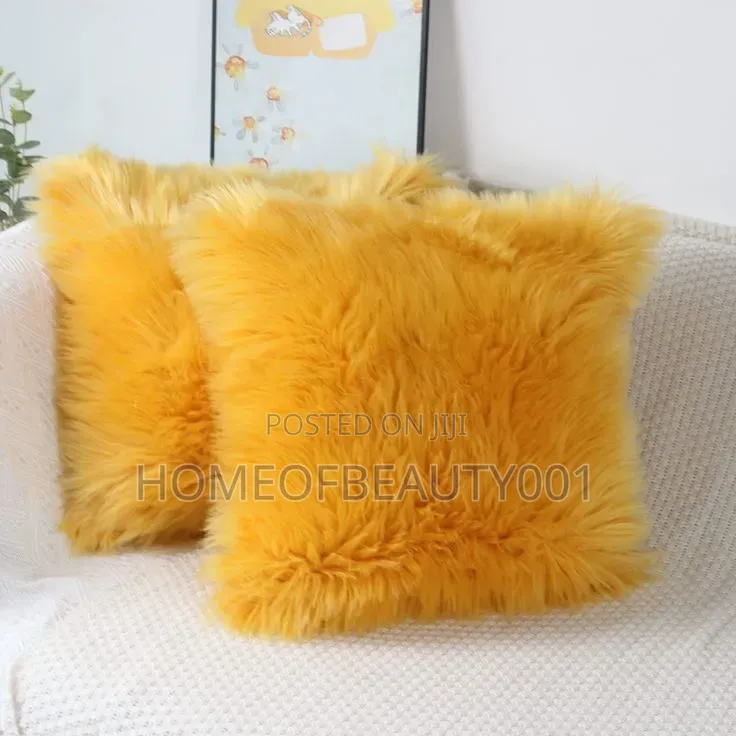 Classy Adorable Fluffy Throw Pillows.