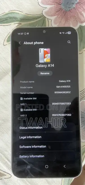 Samsung Galaxy A14 5G 128 GB Silver
