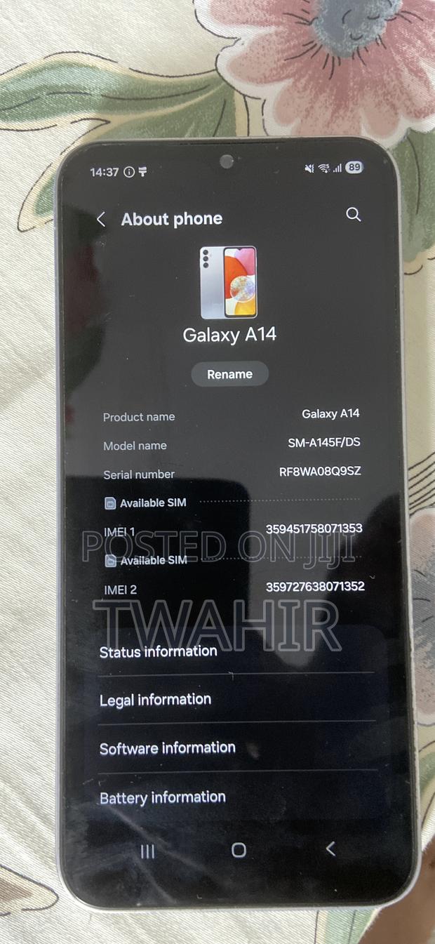 Samsung Galaxy A14 5G 128 GB Silver - thumbnail 5