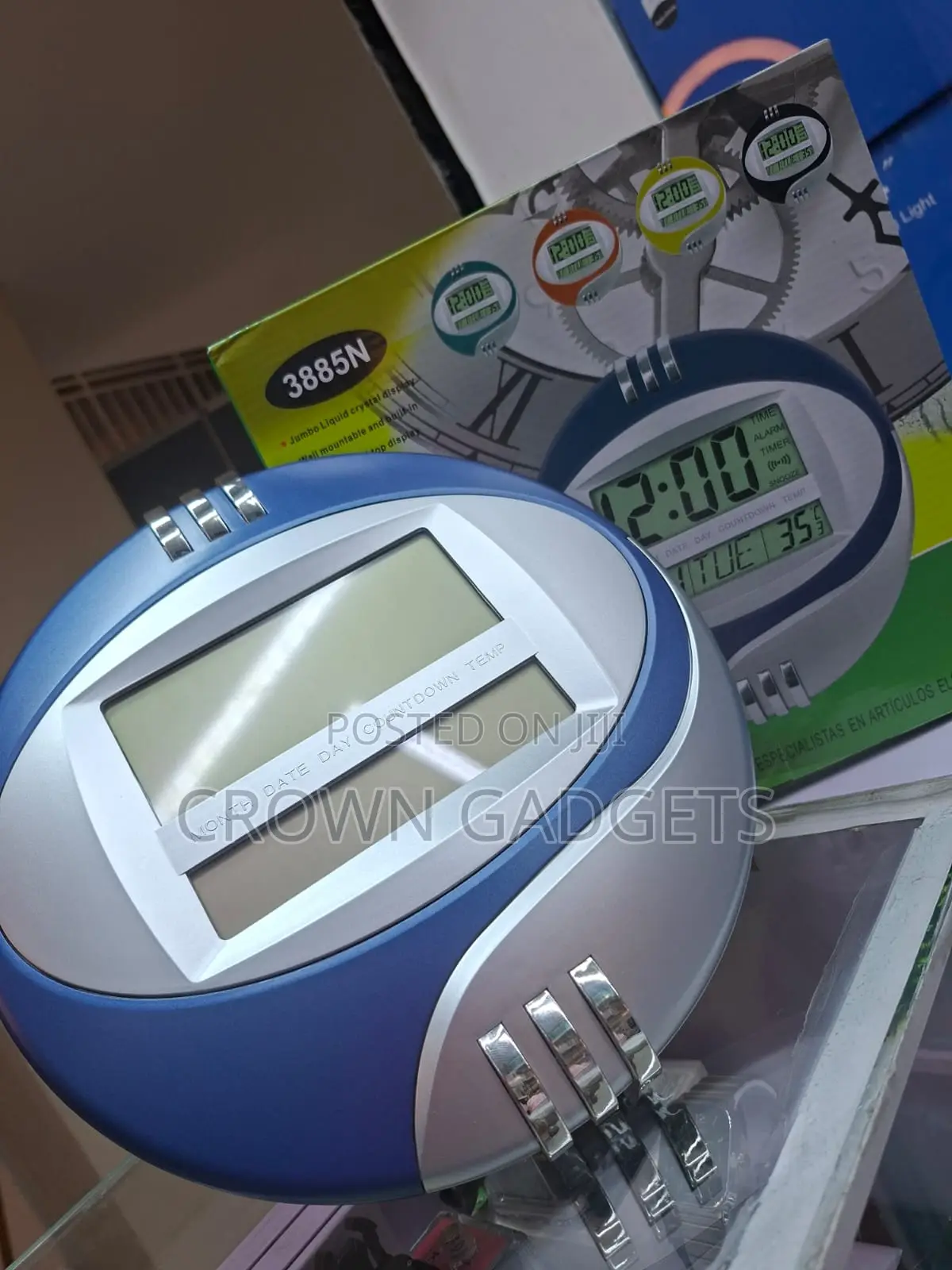 Kadio 3885n Digital Clock With Alarm Calendar Temperature