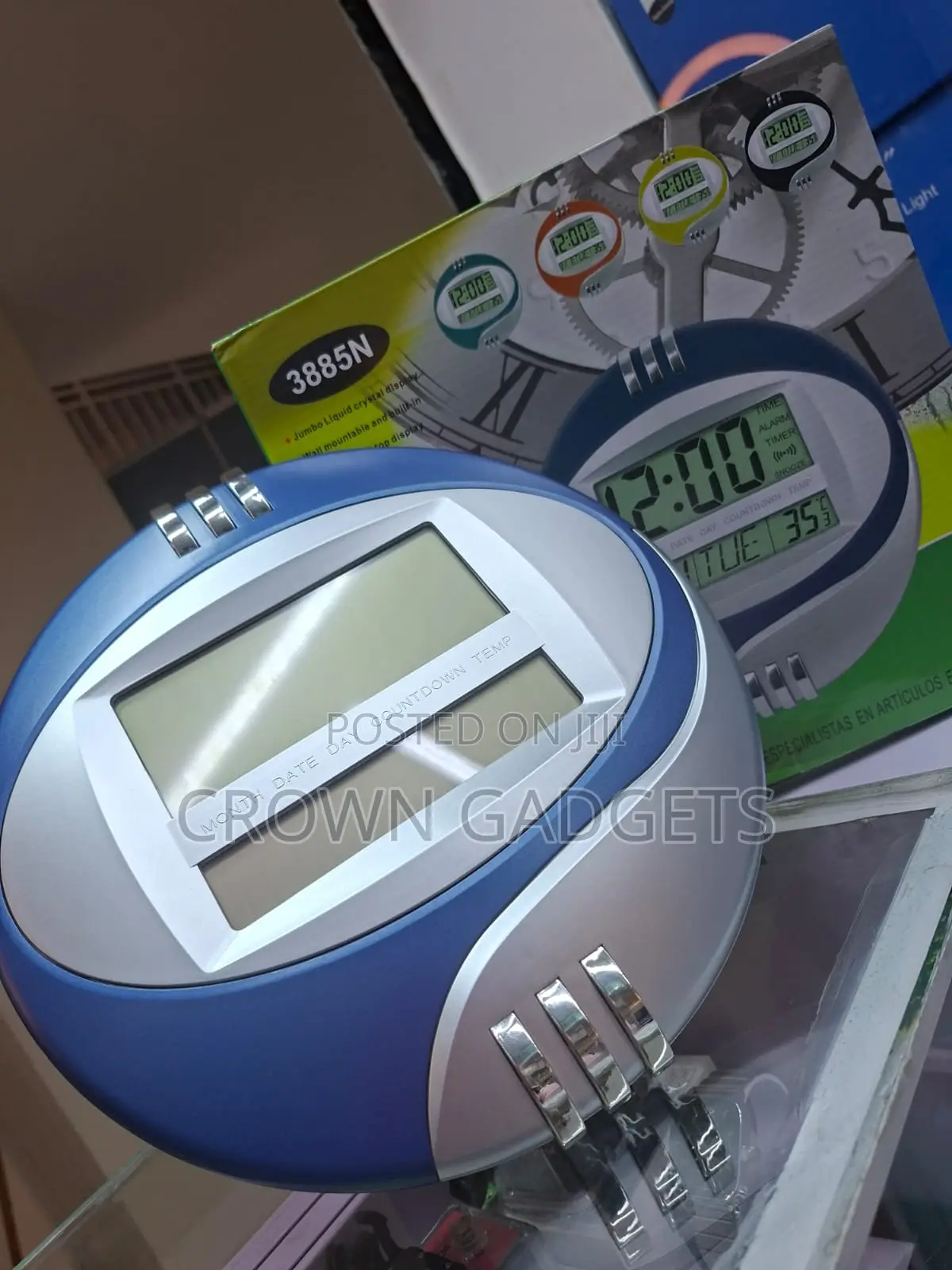 Kadio 3885n Digital Clock With Alarm Calendar Temperature